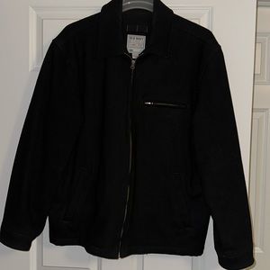 XL black wool blend Old Navy coat (EUC)